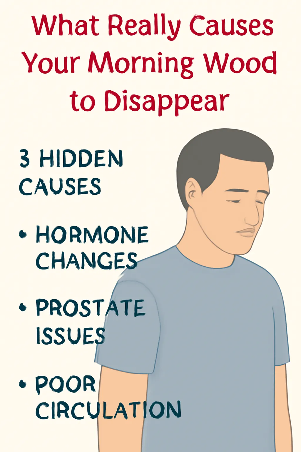 3 reasons of morning wood loss,