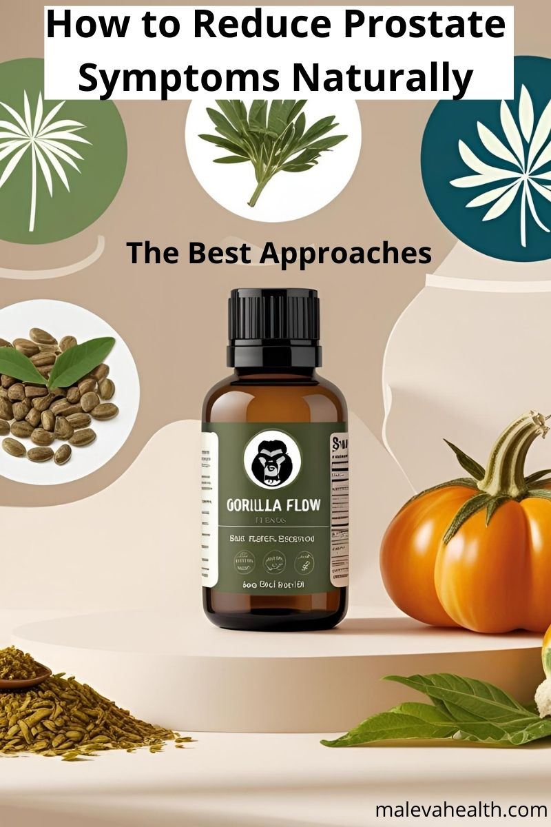 image cover for a blog post discussing how to reduce prostate symptoms naturally