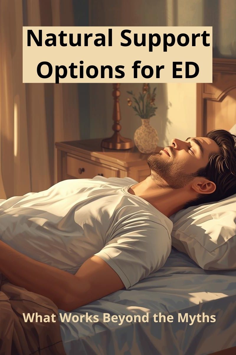 Natural Support Options for Erectile Performance After 40